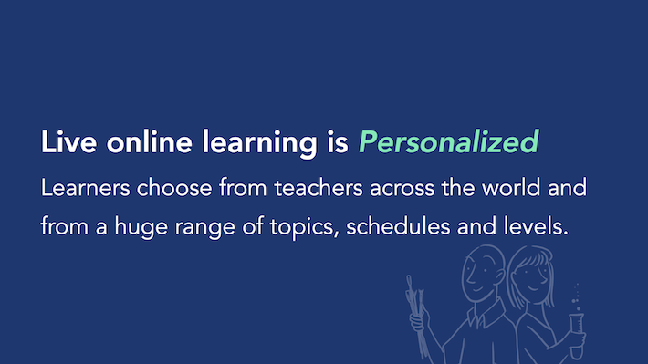 Live Online Learning Is Personalized